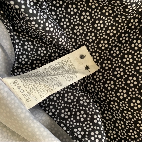 PERRY ELLIS Black Printed Button Up Slim Fit Shirt - Picture 5 of 6